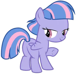 Size: 6378x6209 | Tagged: safe, artist:sollace, derpibooru import, wind sprint, pegasus, pony, common ground, .svg available, bedroom eyes, butt, female, filly, foal, freckles, looking back, plot, raised leg, simple background, transparent background, vector