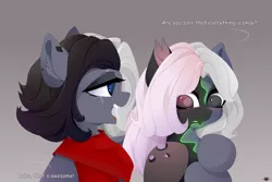 Size: 7200x4800 | Tagged: artist:xsatanielx, bust, changeling, changeling oc, derpibooru import, female, mare, oc, oc:bounty blunter, oc:rose dust, pink changeling, rcf community, safe, unofficial characters only