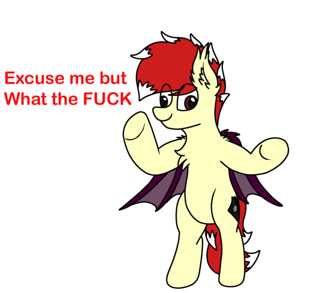 Size: 3474x3301 | Tagged: safe, artist:aaathebap, derpibooru import, oc, oc:aaaaaaaaaaa, unofficial characters only, pony, bipedal, meme, simple background, solo, transparent background, vulgar