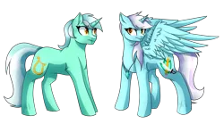 Size: 3775x2095 | Tagged: safe, artist:windblade2313, derpibooru import, lyra heartstrings, oc, oc:wind blade, alicorn, pony, female, mare, simple background, transparent background