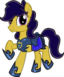 Size: 1200x1443 | Tagged: safe, artist:warszak, derpibooru import, oc, oc:high grade ore, pony, armor, female, guard, mare, royal guard, simple background, solo, transparent background, vector