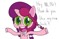 Size: 2400x1600 | Tagged: safe, artist:mightyshockwave, derpibooru import, oc, oc:marker pony, unofficial characters only, pony, my little pony: pony life, /mlp/, 4chan, cape, clothes, looking at you, mlpg