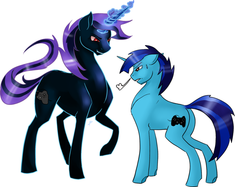 Size: 965x768 | Tagged: safe, artist:dragonademetal, derpibooru import, oc, oc:dial liyon, oc:nightmare liyon, pony, unicorn, magic, male, simple background, transparent background