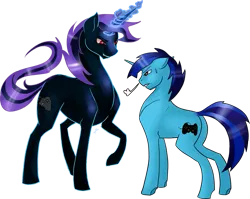 Size: 965x768 | Tagged: safe, artist:dragonademetal, derpibooru import, oc, oc:dial liyon, oc:nightmare liyon, pony, unicorn, magic, male, simple background, transparent background