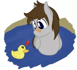 Size: 500x453 | Tagged: safe, artist:phoenixswift, derpibooru import, oc, oc:fuselight, pegasus, pony, duckling, male, pegaduck, solo, stallion