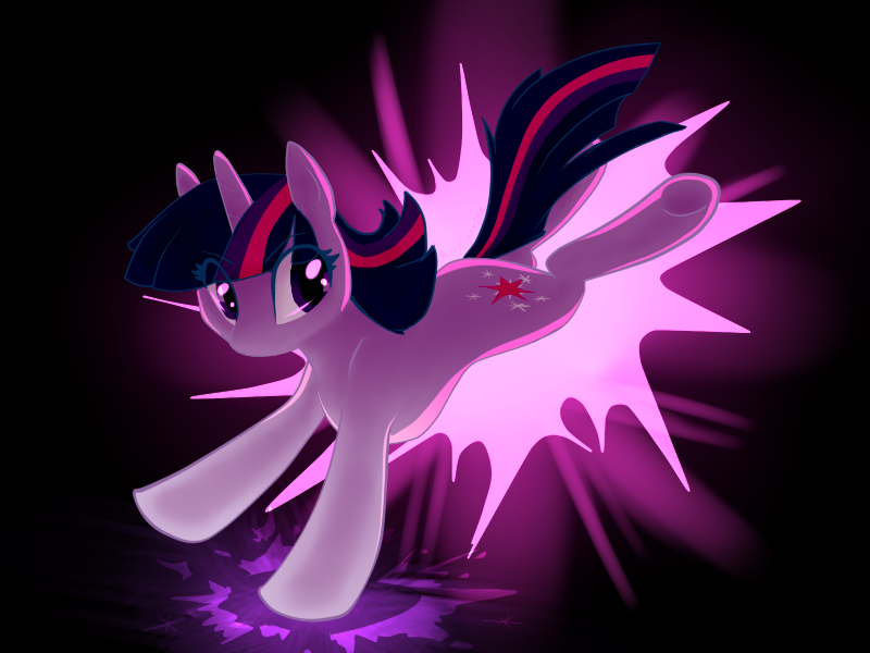 Size: 800x600 | Tagged: safe, artist:ruby-sunrise, derpibooru import, twilight sparkle, pony, unicorn, kicking, solo