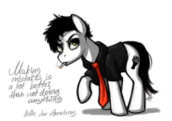 Size: 1700x1200 | Tagged: safe, artist:hellaoggi, derpibooru import, ponified, earth pony, pony, billie joe armstrong, solo