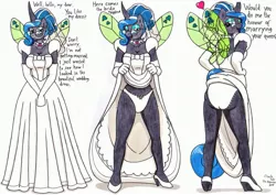 Size: 3499x2481 | Tagged: adorasexy, anthro, artist:killerteddybear94, bedroom eyes, breasts, bride, bronybait, changeling, changeling queen, cleavage, clothes, cute, cutealis, derpibooru import, dialogue, dress, dress lift, female, frilly underwear, glasses, heart, lidded eyes, looking at you, looking back, looking back at you, looking over shoulder, open mouth, panties, queen chrysalis, reversalis, ribbon, seductive, seductive look, sexy, shoes, smiling, suggestive, talking to viewer, traditional art, underwear, wedding dress, wedding veil, white underwear, wings