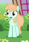 Size: 100x145 | Tagged: safe, derpibooru import, screencap, peach fuzz, pony, the last problem, cropped, older, older peach fuzz, picture for breezies, solo