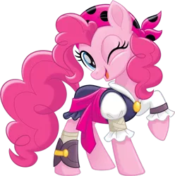 Size: 932x938 | Tagged: safe, derpibooru import, official, pinkie pie, earth pony, pony, my little pony: the movie, pirate, pirate pinkie pie, simple background, solo, transparent background