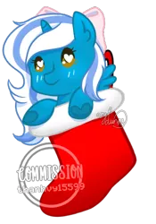 Size: 350x500 | Tagged: safe, artist:thanhvy15599, derpibooru import, oc, oc:fleurbelle, unofficial characters only, alicorn, pony, adorabelle, alicorn oc, bow, chibi, clothes, commission, cute, female, hair bow, heart eyes, horn, mare, simple background, socks, solo, transparent background, wingding eyes, wings, ych result, yellow eyes, your character here