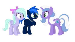 Size: 8000x4500 | Tagged: safe, artist:northernthestar, derpibooru import, flitter, oc, oc:northern star, oc:quartz star, unofficial characters only, pegasus, pony, unicorn, absurd resolution, female, male, mare, simple background, stallion, transparent background