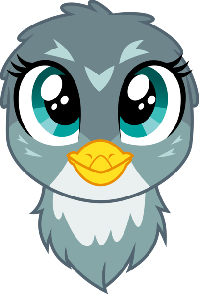 Size: 1500x2215 | Tagged: safe, artist:dailevy, artist:parclytaxel, derpibooru import, gabby, gryphon, bust, colored, cute, female, gabbybetes, head only, looking at you, simple background, solo, .svg available, transparent background, vector