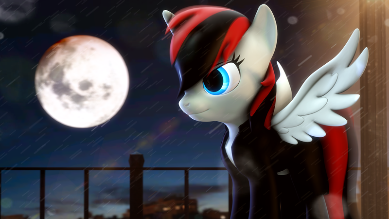 Size: 2560x1440 | Tagged: safe, derpibooru import, oc, oc:vani, alicorn, pony, 3d, solo, source filmmaker