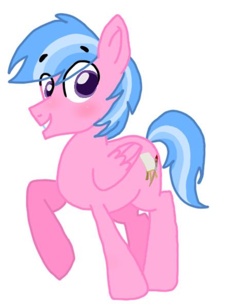 Size: 461x600 | Tagged: safe, artist:daylightsketch, derpibooru import, oc, oc:daylight sketch, unofficial characters only, pegasus, pony, digital art, grin, ibispaint x, male, pegasus oc, raised hoof, simple background, smiling, solo, stallion, transparent background, wings