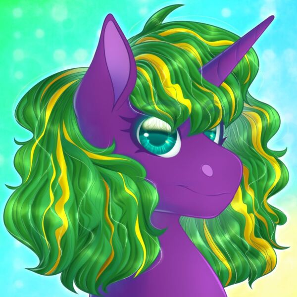 Size: 900x900 | Tagged: safe, artist:sadelinav, derpibooru import, oc, oc:twist tinder, unofficial characters only, pony, unicorn, bust, female, mare, portrait, solo