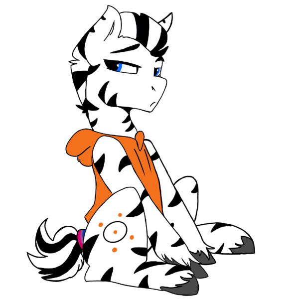 Size: 800x800 | Tagged: artist:modularpon, clothes, derpibooru import, hoodie, male, oc, oc:zeke, safe, simple background, stallion, tail band, transparent background, unofficial characters only, zebra, zebra oc