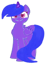 Size: 332x462 | Tagged: safe, artist:princessmoonlight, derpibooru import, oc, unofficial characters only, alicorn, pony, derpibooru community collaboration, alicorn oc, horn, simple background, solo, transparent background, wings