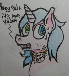 Size: 1439x1602 | Tagged: safe, artist:strange_mark, derpibooru import, oc, oc:night star, pony, unicorn, solo, traditional art