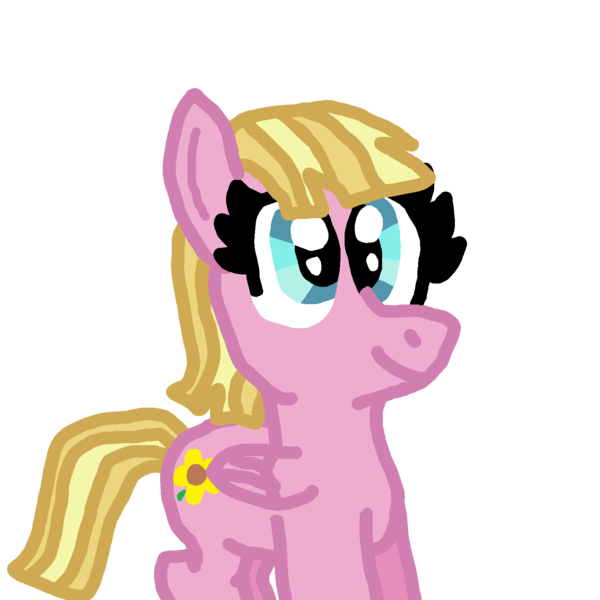 Size: 1600x1600 | Tagged: safe, artist:nightshadowmlp, derpibooru import, meadow flower, pegasus, pony, female, firealpaca, mare, simple background, solo, transparent background