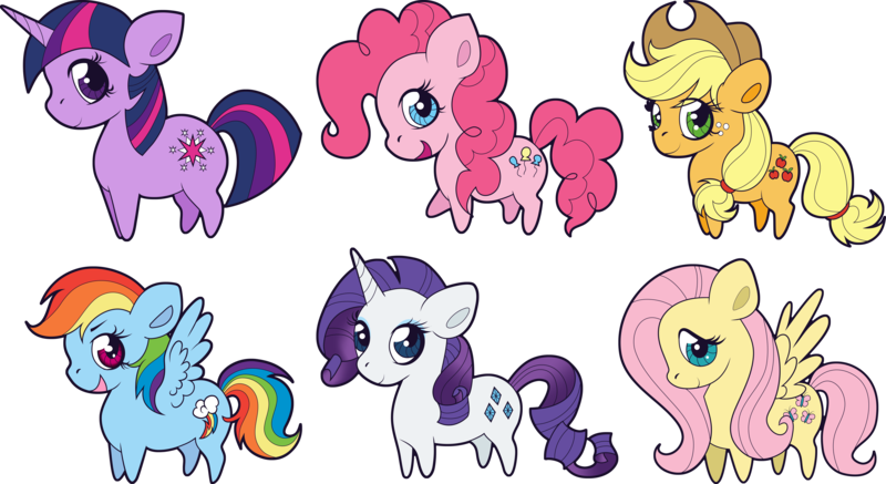 Size: 13722x7496 | Tagged: safe, artist:squeemishness, derpibooru import, applejack, fluttershy, pinkie pie, rainbow dash, rarity, twilight sparkle, earth pony, pegasus, pony, unicorn, applejack's hat, backwards cutie mark, chibi, cowboy hat, cute, dashabetes, diapinkes, female, hat, jackabetes, looking at you, mane six, mare, open mouth, raribetes, shyabetes, simple background, smiling, spread wings, transparent background, twiabetes, unicorn twilight, wings