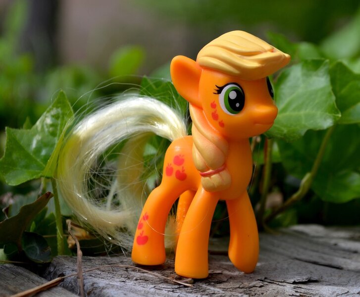 Size: 1024x845 | Tagged: safe, derpibooru import, applejack, earth pony, pony, irl, photo, solo, toy