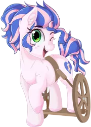 Size: 5160x7175 | Tagged: safe, artist:katakiuchi4u, derpibooru import, oc, oc:bonita, earth pony, pony, 2020 community collab, derpibooru community collaboration, babscon, babscon mascots, convention, convention mascots, female, simple background, solo, transparent background, wheelchair