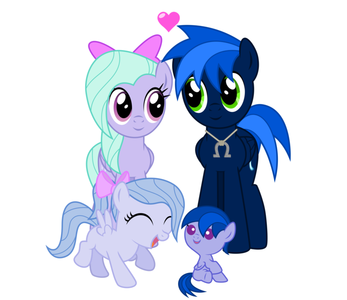 Size: 7500x6500 | Tagged: safe, artist:northernthestar, derpibooru import, flitter, oc, oc:adryna, oc:northern star, oc:turbo, pegasus, pony, absurd resolution, baby, baby pony, blank flank, canon x oc, female, filly, heart, offspring, parent:flitter, parent:oc:northern star, parents:canon x oc, simple background, transparent background, wholesome