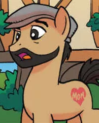 Size: 196x241 | Tagged: safe, artist:tonyfleecs, derpibooru import, idw, ponified, earth pony, pony, ponies of dark water, spoiler:comic, spoiler:comic44, beard, cropped, facial hair, male, official comic, stallion, tony fleecs