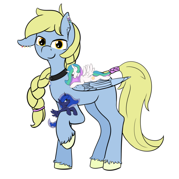 Size: 4000x4000 | Tagged: safe, artist:barhandar, deleted from derpibooru, derpibooru import, princess celestia, princess luna, oc, oc:windswept skies, alicorn, pegasus, pony, 2020 community collab, derpibooru community collaboration, absurd resolution, amethyst, braid, clothes, collar, constellation freckles, diamond, ear clip, ear fluff, emerald, female, femboy, freckles, garnet, looking at each other, looking at you, male, mare, moonstone (rock), plushie, raised hoof, royal sisters, ruby, sapphire, scarf, simple background, solo, tail wrap, topaz, transparent background, two toned wings, unshorn fetlocks, wings