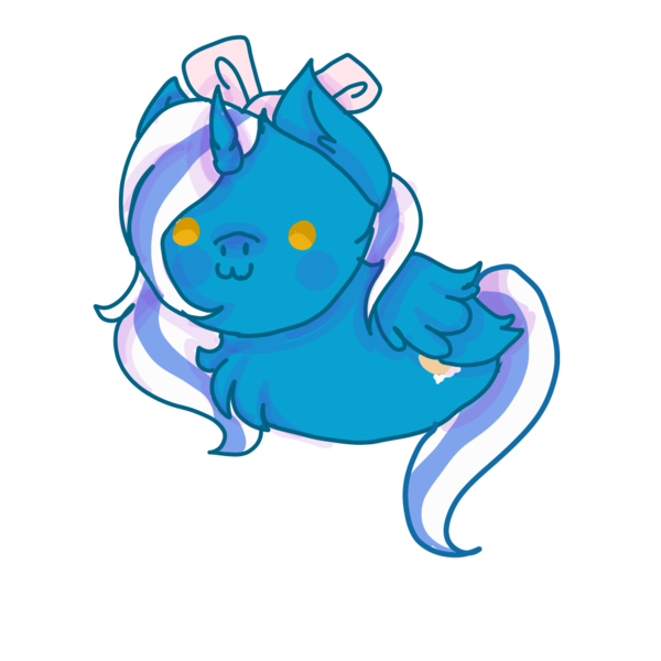 Size: 1000x1000 | Tagged: safe, artist:bananasplitdrizzle, derpibooru import, oc, oc:fleurbelle, alicorn, pony, :3, adorable face, alicorn oc, blushing, bow, chest fluff, cute, ear fluff, female, hair bow, horn, mare, smol, wings, yellow eyes