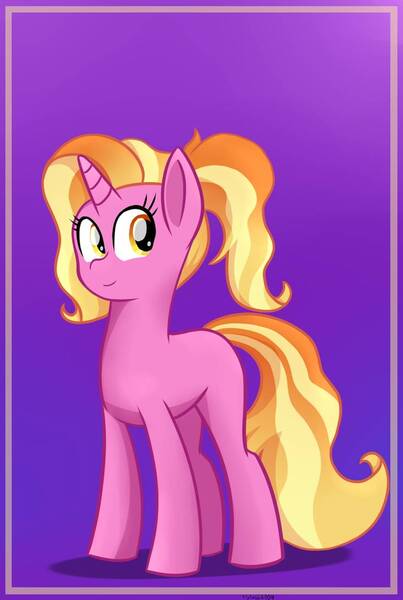 Size: 733x1091 | Tagged: safe, artist:flylash6009, derpibooru import, luster dawn, pony, unicorn, the last problem, missing cutie mark, solo