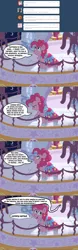 Size: 1168x3760 | Tagged: safe, artist:pippy, derpibooru import, pinkie pie, pony, pinkiepieskitchen, clothes, comic, dress, gala dress, solo