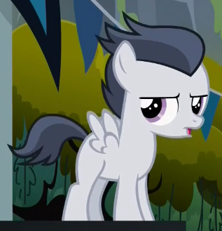 Size: 317x329 | Tagged: safe, derpibooru import, screencap, rumble, pegasus, pony, marks and recreation, colt, cropped, male, solo, standing