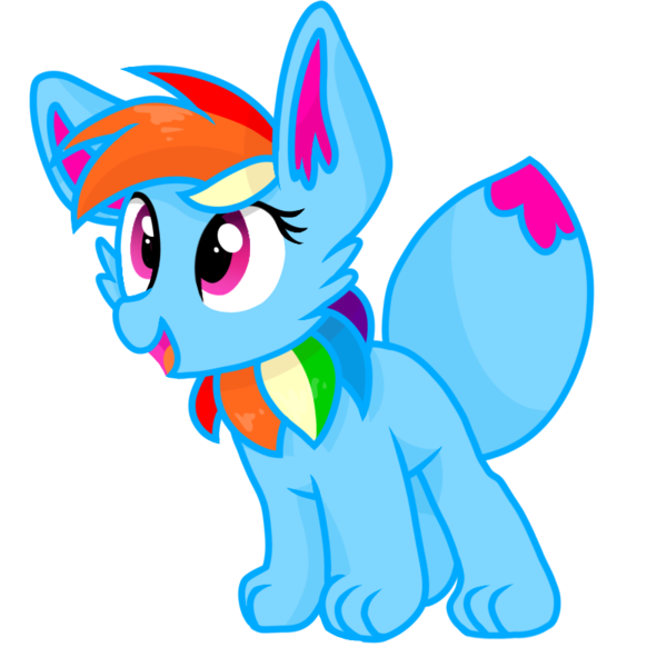 Size: 800x800 | Tagged: 2020 community collab, artist:rainbow eevee, cute, daaaaaaaaaaaw, derpibooru community collaboration, derpibooru import, eevee, eeveelution, female, oc, oc:rainbow eevee, pokefied, pokémon, rainbow dash, safe, simple background, solo, species swap, transparent background