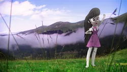 Size: 3840x2160 | Tagged: safe, artist:bastbrushie, derpibooru import, octavia melody, equestria girls, cloud, equestria girls in real life, irl, mountain, photo