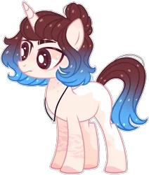 Size: 1824x2154 | Tagged: safe, artist:kurosawakuro, artist:lazuli, derpibooru import, oc, oc:bruno, pony, unicorn, base used, jewelry, male, necklace, simple background, transparent background