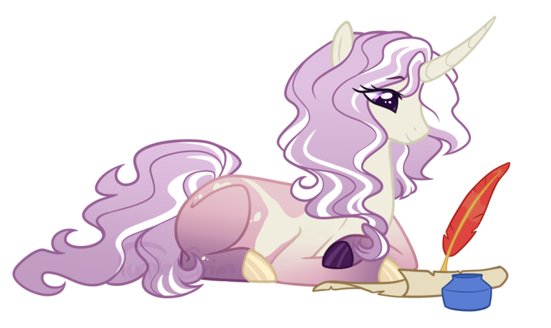 Size: 1191x708 | Tagged: safe, artist:purplegrim40, derpibooru import, oc, oc:lavender cream, pony, unicorn, female, prone, simple background, transparent background