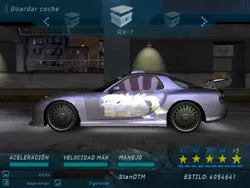 Size: 800x600 | Tagged: safe, derpibooru import, derpy hooves, pony, car, game screencap, itasha, mazda, mazda rx-7, need for speed, need for speed underground, video game