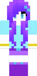 Size: 195x400 | Tagged: safe, derpibooru import, rarity, equestria girls, female, minecraft, minecraft skin, style