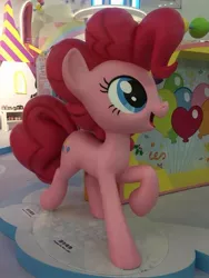 Size: 720x960 | Tagged: safe, artist:andrew hickinbottom, derpibooru import, photographer:henrychan, pinkie pie, earth pony, pony, balloon, hong kong, irl, photo, solo, statue