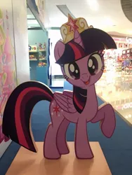 Size: 720x960 | Tagged: safe, derpibooru import, photographer:henrychan, twilight sparkle, twilight sparkle (alicorn), alicorn, pony, big crown thingy, element of magic, hong kong, irl, jewelry, photo, regalia, solo