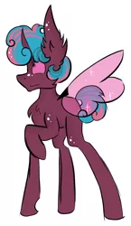 Size: 450x774 | Tagged: artist:hunterthewastelander, changeling, changeling queen, changeling queen oc, changepony, derpibooru import, female, hybrid, interspecies offspring, magical lesbian spawn, oc, offspring, parent:princess cadance, parent:queen chrysalis, parents:cadalis, raised hoof, safe, solo, unofficial characters only