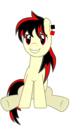 Size: 5050x9050 | Tagged: safe, artist:ty trance, derpibooru import, oc, oc:raven fear, pony, rule 63, simple background, solo, transparent background