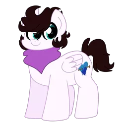Size: 2000x2000 | Tagged: safe, artist:saveraedae, derpibooru import, oc, oc:markpony, ponified, pegasus, pony, bandana, clothes, crossover, cute, male, solo, standing, the mark side