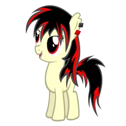 Size: 10000x10000 | Tagged: safe, artist:ashidaru, derpibooru import, oc, oc:raven fear, pony, absurd resolution, awesome, female, filly, high res, simple background, solo, transparent background, vector