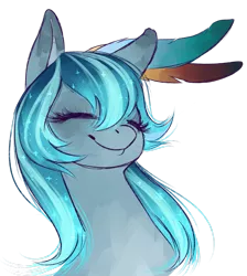 Size: 2317x2588 | Tagged: safe, artist:leechetious, derpibooru import, oc, unofficial characters only, pony, bust, ethereal mane, eyes closed, freckles, simple background, smiling, solo, starry mane, transparent background