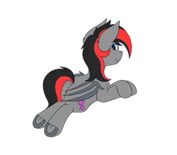 Size: 1600x1400 | Tagged: safe, artist:luriel maelstrom, derpibooru import, oc, oc:shadie, unofficial characters only, bat pony, cutie mark, fangs, looking back, solo, two toned mane