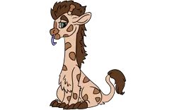 Size: 1920x1200 | Tagged: 2020 community collab, artist:brainiac, chest fluff, derpibooru community collaboration, derpibooru import, giraffe, male, oc, oc:nighteyes, safe, simple background, solo, transparent background, unofficial characters only