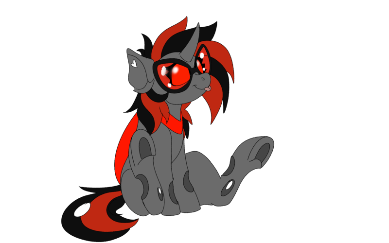 Size: 1920x1200 | Tagged: safe, artist:brainiac, derpibooru import, oc, oc:flash toy, unofficial characters only, pony, 2020 community collab, derpibooru community collaboration, chest fluff, red changeling, simple background, solo, transparent background